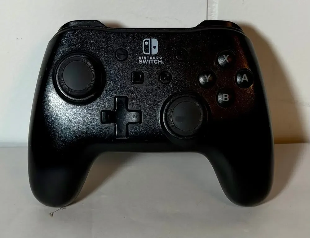 PowerA Nintendo Switch Controller Matte Black 1511370-01 TESTED WORKS